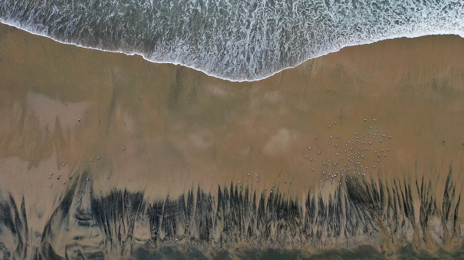 58f91575-Major Oil Spill Fouls Southern California Beaches