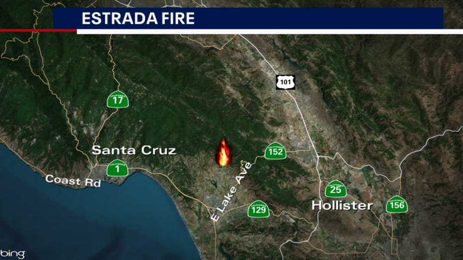 Santa Cruz County Estrada Fire sparked by prescribed burn