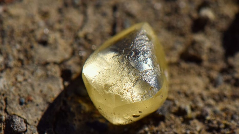 Woman finds diamond at Arkansas state park