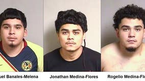 District attorney files charges against 3 Pittsburg men suspected in 25 armed robberies
