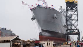 Navy launches ship named for slain gay rights leader Harvey Milk