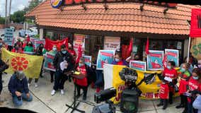 Bay Area fast-food workers join statewide strike to demand better conditions, safety standards