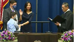 Michelle Wu sworn in as Boston’s first woman elected mayor