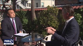 1-on-1 with Newsom: Vaccines, winter surge and smash-and-grab crime