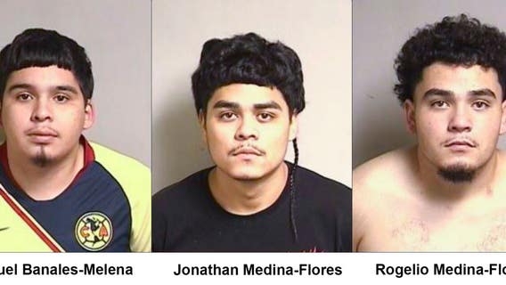 District attorney files charges against 3 Pittsburg men suspected in 25 armed robberies