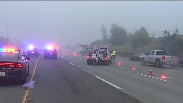 Driver dies on I-680 after sideswiping big rig, authorities say