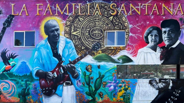 Santana family mural unveiled in San Francisco