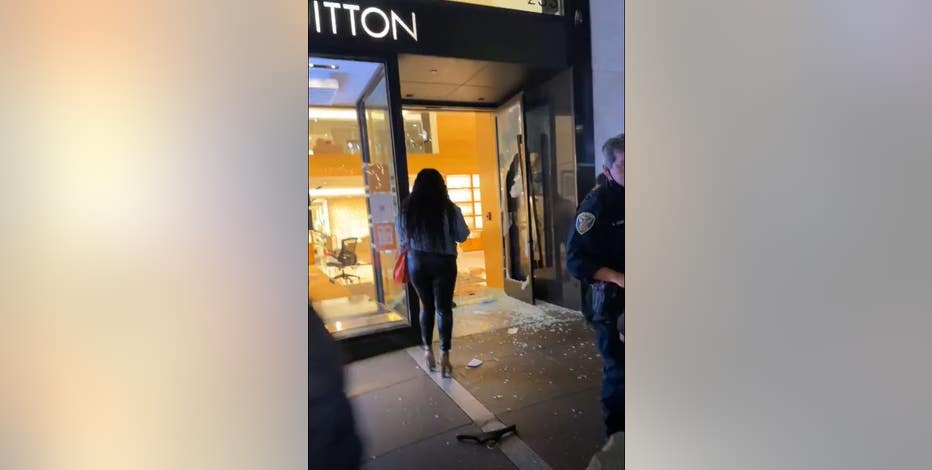 Video: Thieves ransack Louis Vuitton store in San Francisco - ABC7