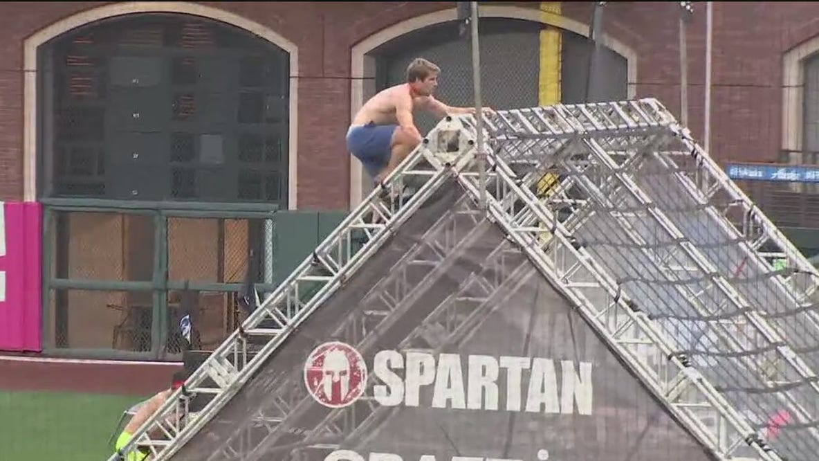 Spartan Obstacle Race held at the home of the Giants