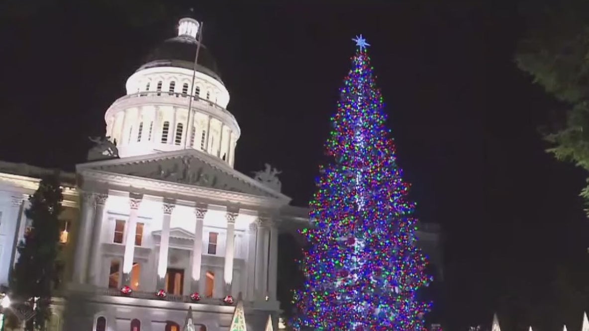 Governor Newsom takes part in state Capitol tree lighting ceremony