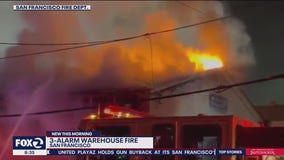 3-alarm San Francisco warehouse fire contained