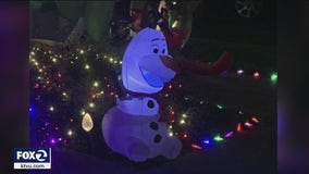 Beloved Christmas decoration stolen from front lawn of San Francisco home