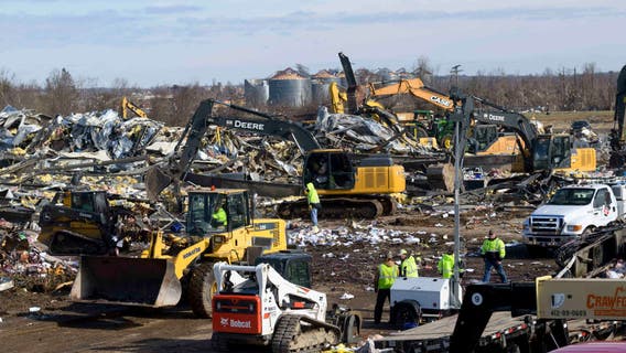 Kentucky hardest hit as storms leave dozens dead in 5 states