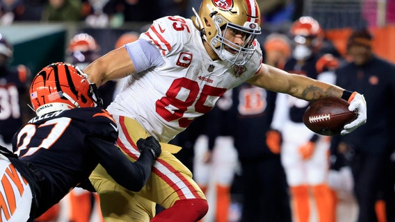 Garoppolo throws 12-yard TD as 49ers beat Bengals in OT