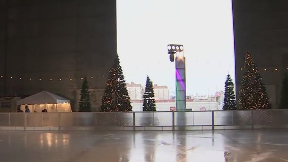 Alameda ice rink in airplane hangar