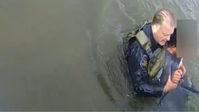 Video: Deputies brave frigid water to rescue woman from Maryland river