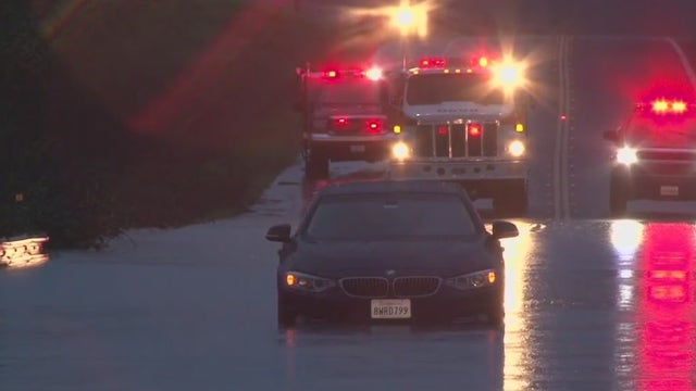 Bay Area rain causes rockslides, drownings, cars stuck in flooded waters
