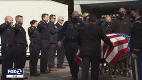 Slain Alameda County sheriff's recruit honored with procession by law enforcement