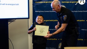 11-year-old Arizona boy battling terminal illness sworn in as honorary officer