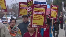 Kaiser workers strike, saying healthcare giant 'dishonors the memory of Dr. King'