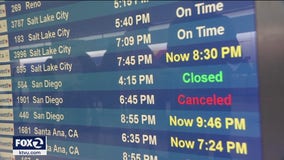 Returning holiday travelers face widespread flight delays, cancellations