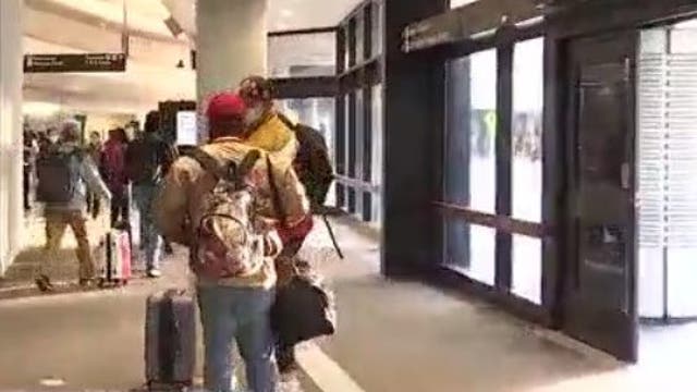 Pep rally at SF0 launches 49ers fans to Los Angeles