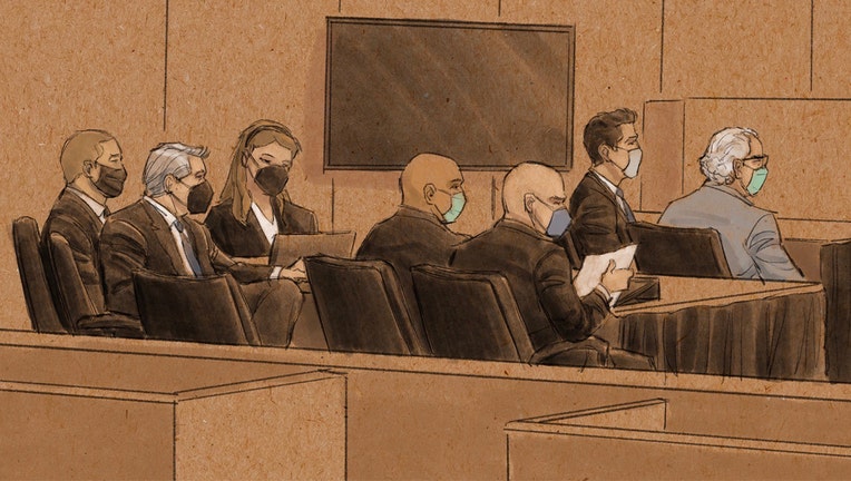 federal courtroom sketch 1-11-22