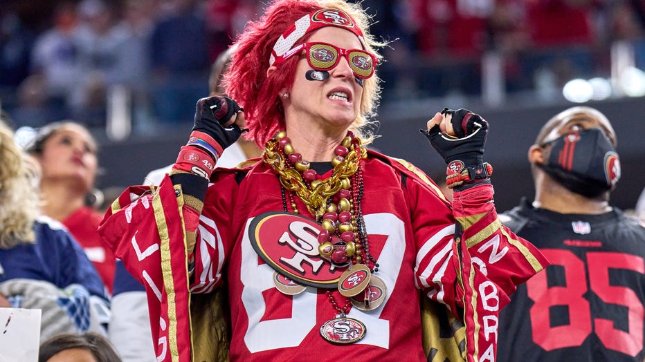 San Francisco 49ers on X: To celebrate #NationalComingOutDay, Faithful  gathered in the city to cheer on the 49ers at the #49ersPRIDE Watch Party.  Whether you are coming out or inviting in, the #