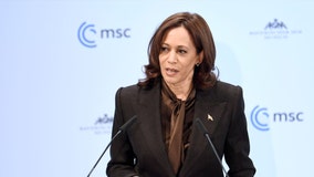 Kamala Harris warns Russia of ‘unprecedented’ penalties if it invades Ukraine