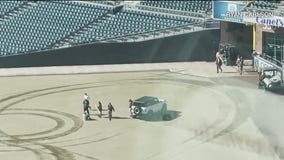 Driver busted for Petco Park field stunt