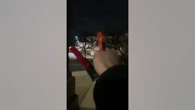 Man arrested after shooting flare gun at San Mateo cop car