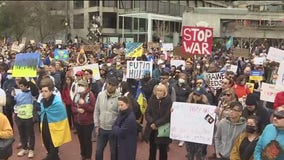 Bay Area rallies against Russian invasion of Ukraine: 'I'm scared of nuclear war'
