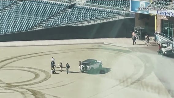 Driver busted for Petco Park field stunt