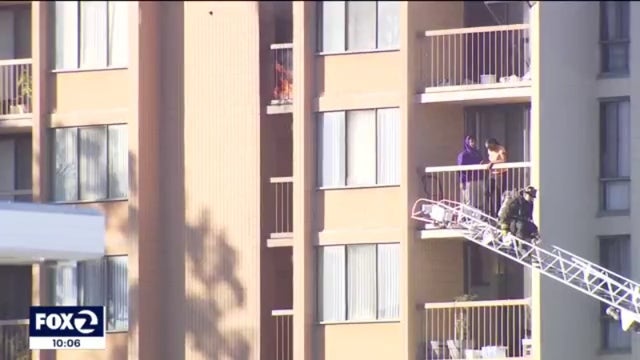 Firefighters injured in Oakland high-rise residential fire