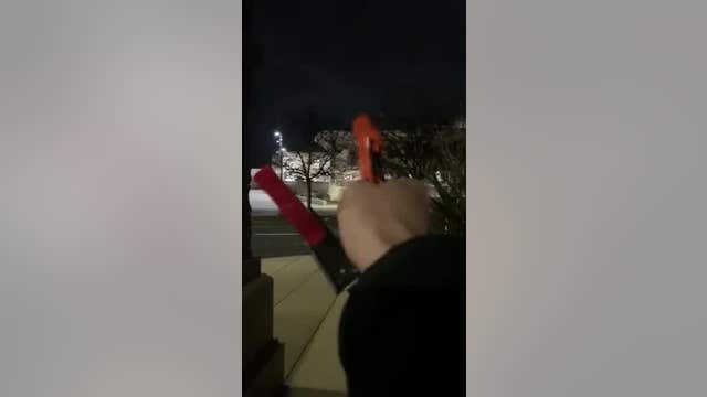 Man arrested after shooting flare gun at San Mateo cop car