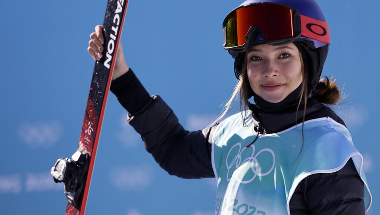 Eileen Gu, the US-born freestyle ski star representing China at