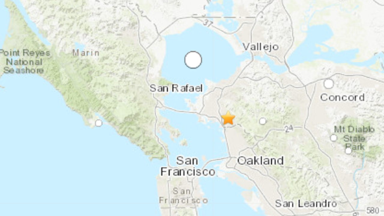 A gurgling earthquake near El Cerrito