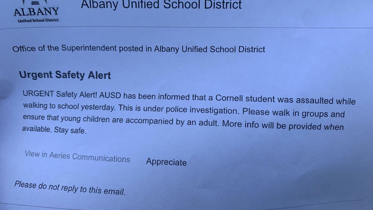 Student assaulted while walking to Cornell Elementary School in Albany, police investigating - Vimarsana News