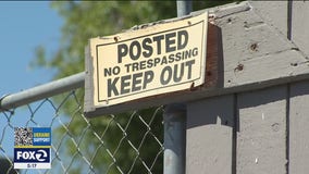 Flag with swastika on display across from El Sobrante Christian school