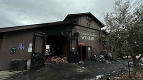 Historical Larson Family Winery forced to shut down temporarily due to fire