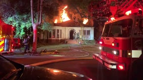 Alameda home engulfed in flames in early morning fire