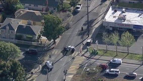 Oakland police investigating a shooting at 82nd and Bancroft Avenues