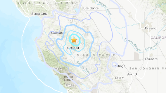 4.1 magnitude earthquake in Central California