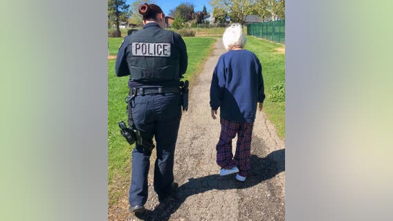 Vacaville police share moving post after elderly woman with dementia is reunited with family