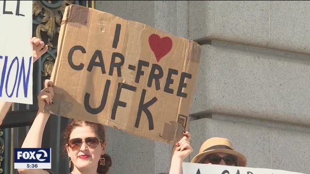 Advocates rally to keep JFK Drive car-free through Golden Gate Park