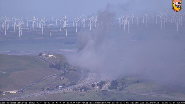 Suspect in custody for intentional vegetation fires along Highway 4 in Bay Point