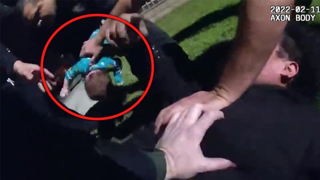 Video: LAPD investigating infant's skull fracture after officers 'takedown' father carrying baby