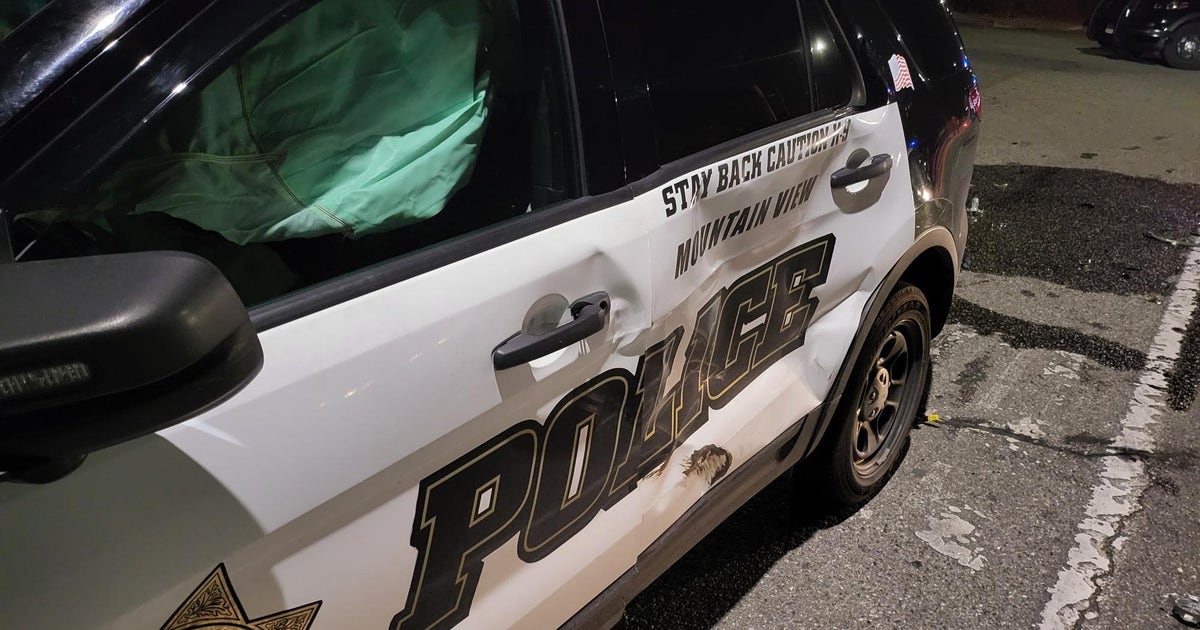 Alleged DUI teenage driver crashes police car in Mountain View | KTVU FOX 2