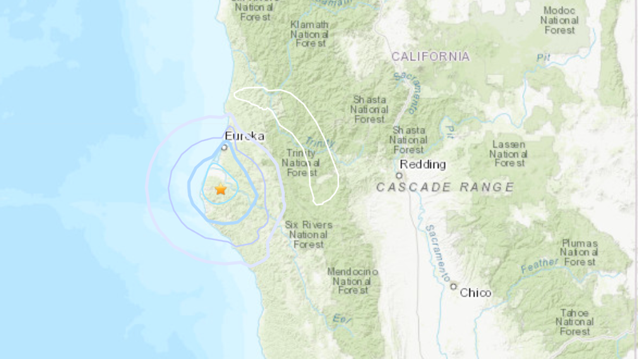 Earthquake shakes Northern California's Rio Dell