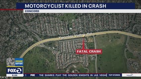 Motorcyclist killed in Concord crash